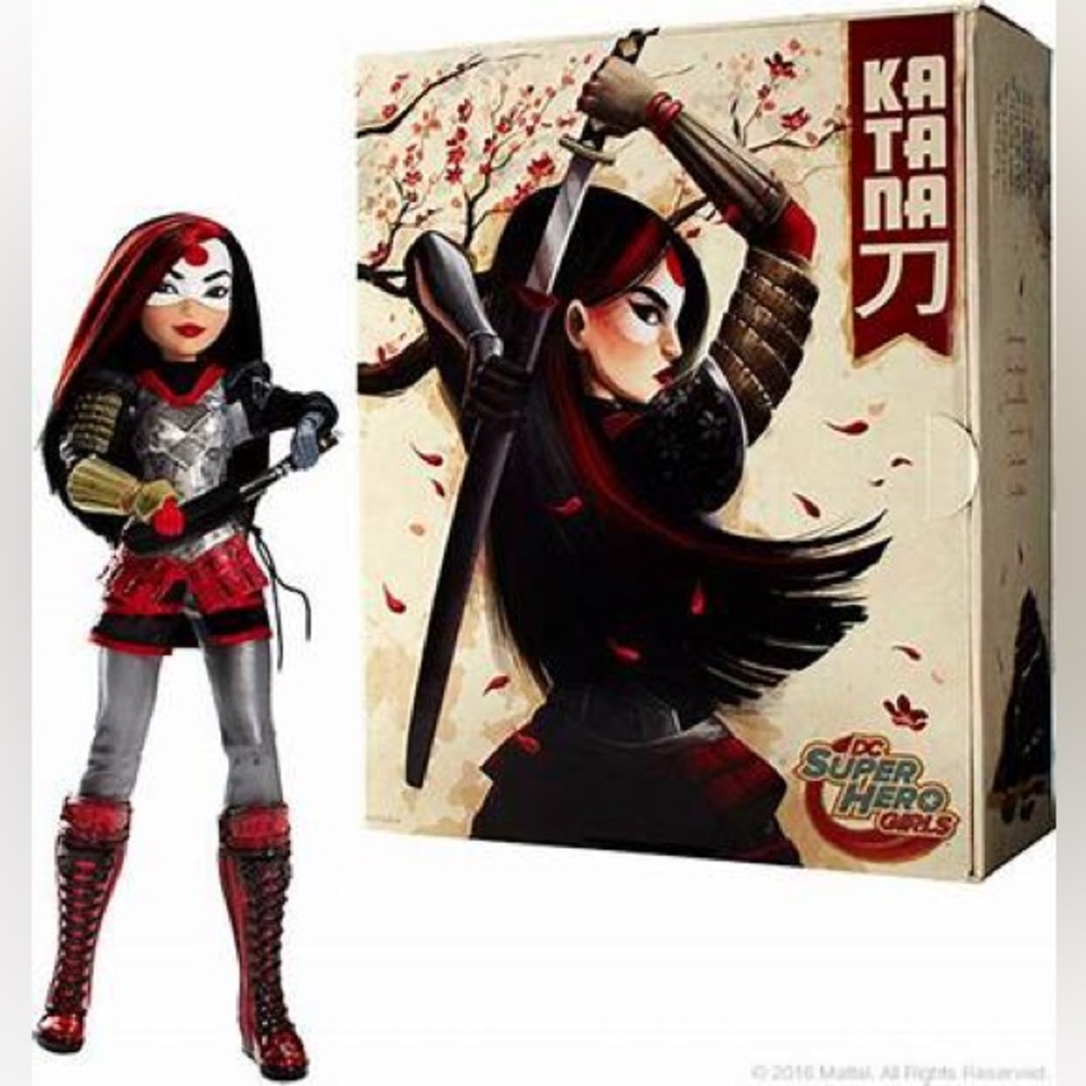 Katana DC Super Hero Girls 11.5” doll. Collectible. Mattel. SDCC NWT NRFB 🎉HP🎉
